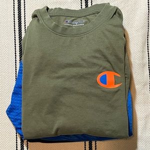 Lot of Boys Champion items, all size L, EUC